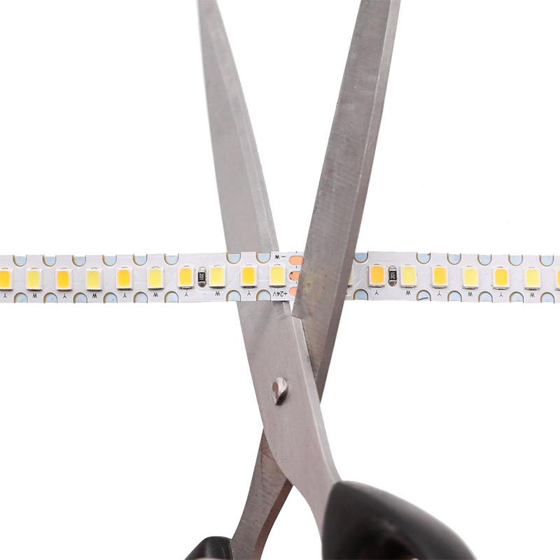 24V 2835 CCT Color Tuning Sawtooth Shape LED Strip Light S 24V 2835 CCT Color Tuning Sawtooth Shape LED Strip Light S